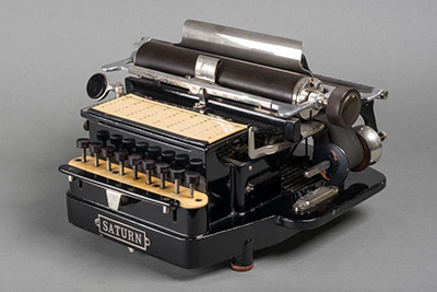 De Saturn typemachine (foto: Paul Robert)